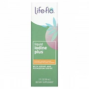 Life-flo, suyuq yod plyus tabiiy apelsin ta'mi, (59 ml)