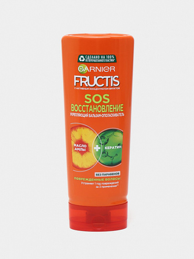 Бальзам-ополаскиватель Garnier Fructis Sos Восстановление керафил, 387 мл