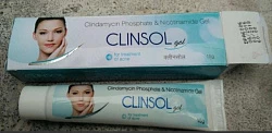 Clinsol akne gel (klindamitsin fosfat va nikotinamid)