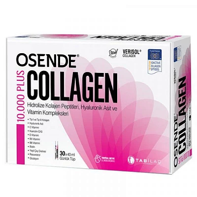 Osende kollagen. Turk kollagen, elastin, gialuron kislotasi va vitamin C, chaynash tabletkalari Коллаген Osende Collagen. эластин, гиалуроновая кислота и витамин С, жевательные таблетки:uz:Osende kollagen. Turk kollagen, elastin, gialuron kislotasi va vitamin C, chaynash tabletkalari