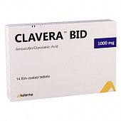 KLAVERA BID tabletkalari 1000mg N14