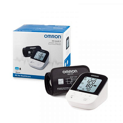 Тонометр  измеритель артериального давления  Omron OMRON M4 Intelli IT   с умной манжетой Intelli Wrap - 360 градусов:uz:Tonometr  OMRON M4 Intelli IT  aqlli manjetli Intelli Wrap - 360 daraja   qon bosimi o'lchagich