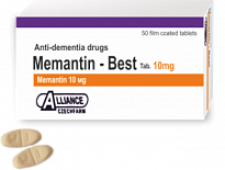 MEMANTIN Best tabletkalari  10mg N50