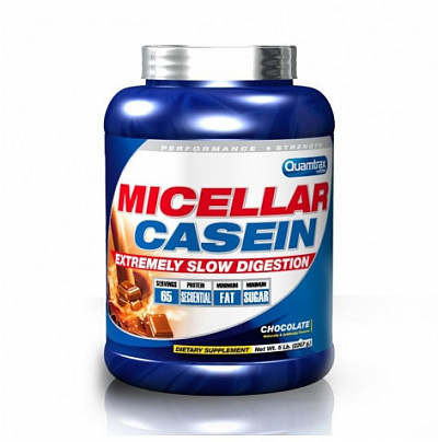 Протеин Micellar Casein Quamtrax /65 servings/ Chocolate 2267 г:uz:Protein miselyar kazein Quamtrax /65 porsiya/ Shokolad 2267 g