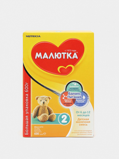 Смесь Малютка Nutricia 2, 600 гр