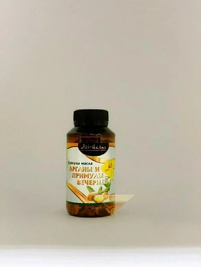 Argan yog'i va kechki primrose kapsulalari Капсулы масла арганы и примулы вечерней:uz:Argan yog'i va kechki primrose kapsulalari