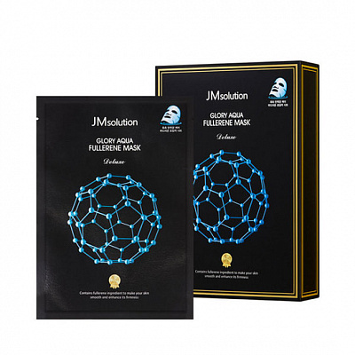 Антиоксидантная тканевая маска JM Solution Glory Aqua Fullerene Mask