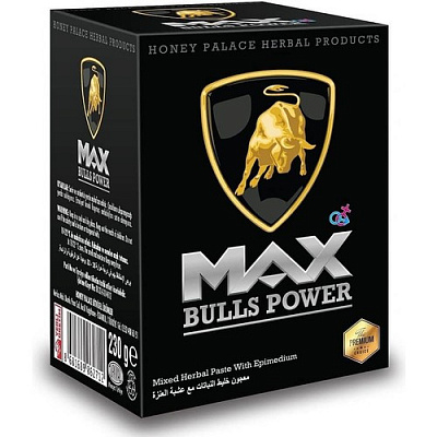 Эпимедиумная паста для мужчин Max Bulls Power macun:uz:Max Bulls Power macun-erkaklar uchun Epimedium pastasi