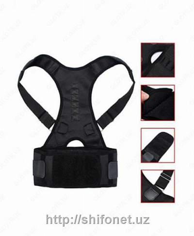 Мужской корректор осанки Real Doctors:uz:Magnit holatni tuzatuvchisi (korset) Real Doctors Posture Support Brace