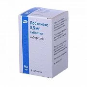 DOSTINEKS tabletkalari 0,5mg N8