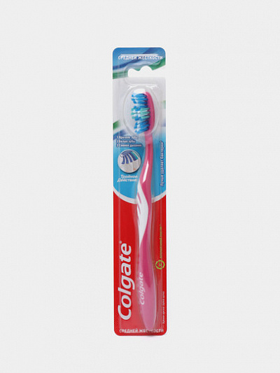 Зубная щётка Colgate Тройное действие, средняя жёсткость