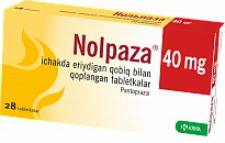 NOLPAZA tabletkalari 40mg N28