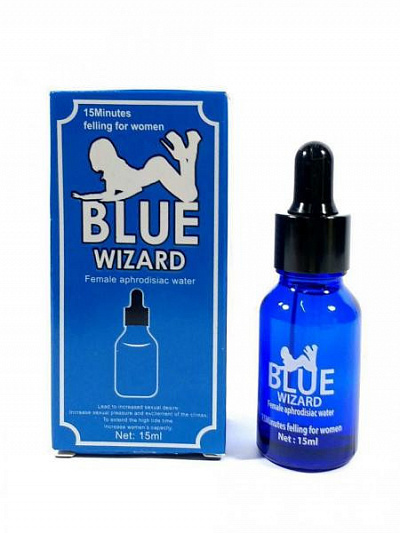 Возбуждающие капли для женщин Blue wizard:uz:Blue Wizard ayollar uchun hayajonli tomchilar