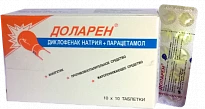 DOLAREN tabletkalari N100