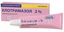 KLOTRIMAZOL krem vaginalniy 20g 2%