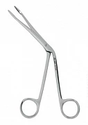 Egri burun tampon forsepslari 200 mm