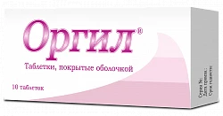 ORGIL tabletkalari 500mg N10