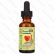 Vitamin dz Dz ChildLife Co tabiiy rezavorlar ta'mi, Z0 ml