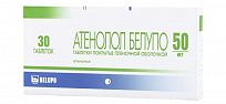 ATENOLOL BELUPO tabletkalari 0,05g N30