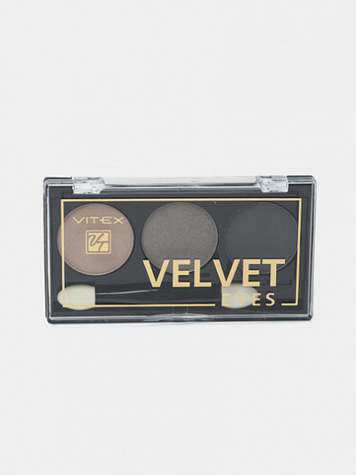 Тени для век Витэкс Vites Velvet Eyes, Тон 01, Smoky eyes