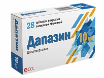 DAPAZIN tabletkalari 10mg N28