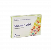 AZIDIAR 250 tabletkalari 250mg N6