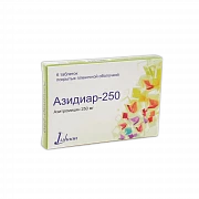 AZIDIAR 250 tabletkalari 250mg N6