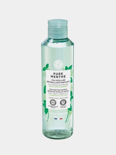 Очищающая мицеллярная вода для снятия макияжа Yves Rocher Pure Menthe, 200 мл