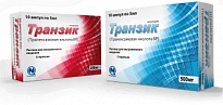 TRANZIK inyeksiya uchun eritma 5ml 250mg/5ml N10