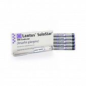 LANTUS SOLOSTAR FLEKSPEN inyeksiya uchun eritma 3ml 100YeD N5