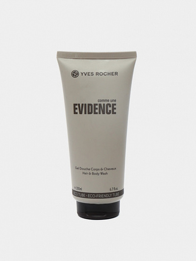 Парфюмированный гель для душа Yves Rocher Evidence, 200 мл