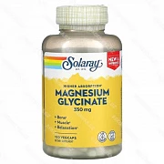 Yuqori magniy glitsin hazm bo'lishi C, H50 m., 120 vegetarian kapsulalari