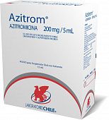 AZITROM poroshok 200mg/5ml