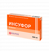 INSUFOR tabletkalari 500mg N30