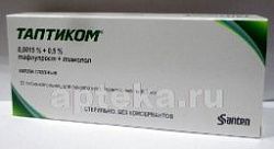 TAPTIKOM ko'z tomchilari 0,3ml 0,0015%+0,5% N30