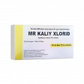 MR KALIYA XLORID inyeksiya uchun eritma 10ml 4% N20