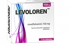 Levoleron tabletkalari 750mg N5