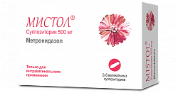 MISTOL suppozitorii 500mg N10