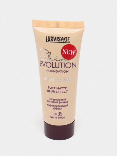 Крем тональный LUXVISAGE Skin EVOLUTION soft matte blur effect, тон 35 Warm beige, 35гр