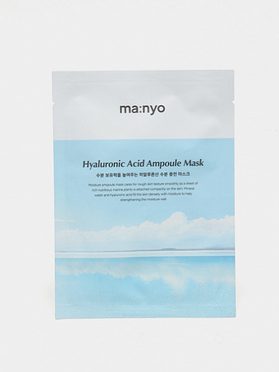 Увлажняющая тканевая маска с гиалуроновой кислотой Manyo Hyaluronic Acid Ampoule Mask