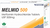 METFORMIN 500 tabletkalari 500mg N60