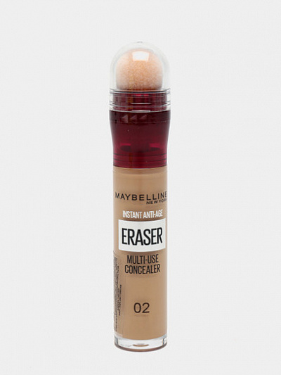 Консилер вокруг глаз Maybelline New York The Eraser Eye, тон 02 Бежевый, 6.8 мл