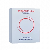 ESKAPEL tabletkalari 1,5mg N1
