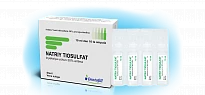 NATRIYA TIOSULFAT inyeksiya uchun eritma 10ml 30% N10