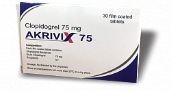 AKRIVIKS 75 tabletkalari 75mg N30