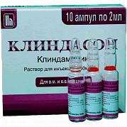 KLINDASON inyeksiya uchun eritma 2ml 150mg/ml N10