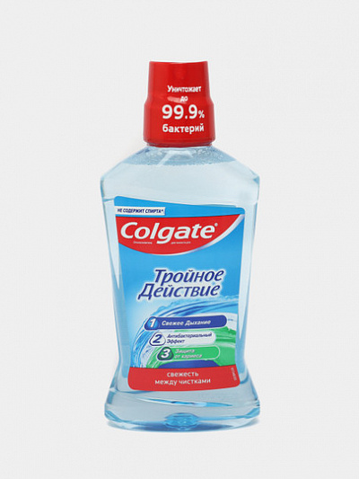 Ополаскиватель для полости рта Colgate Triple Action, 50 мл