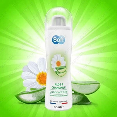 Гель Soft Aloe & Chamomile:uz:Intim moylash jeli Soft Aloe & Chamomile