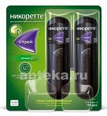 NIKORETTE 0,001/DOZA sprey dlya slizistoy obolochki polosti rta so vkusom myati 13,2ml 150 doz N2