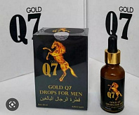 Капли для мужчин Gold Q7 :uz:Gold Q7 erkaklar uchun hayajonli tomchilar